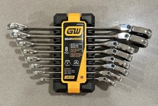 New - Gearwrench Gwd8frwmm Wrench Set Flex Head Metric - 8 Piece 8mm-19mm