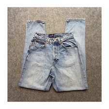 Vintage Gap Jeans Womens 8 Long Light Wash Classic Fit High Rise Made in USA 90s