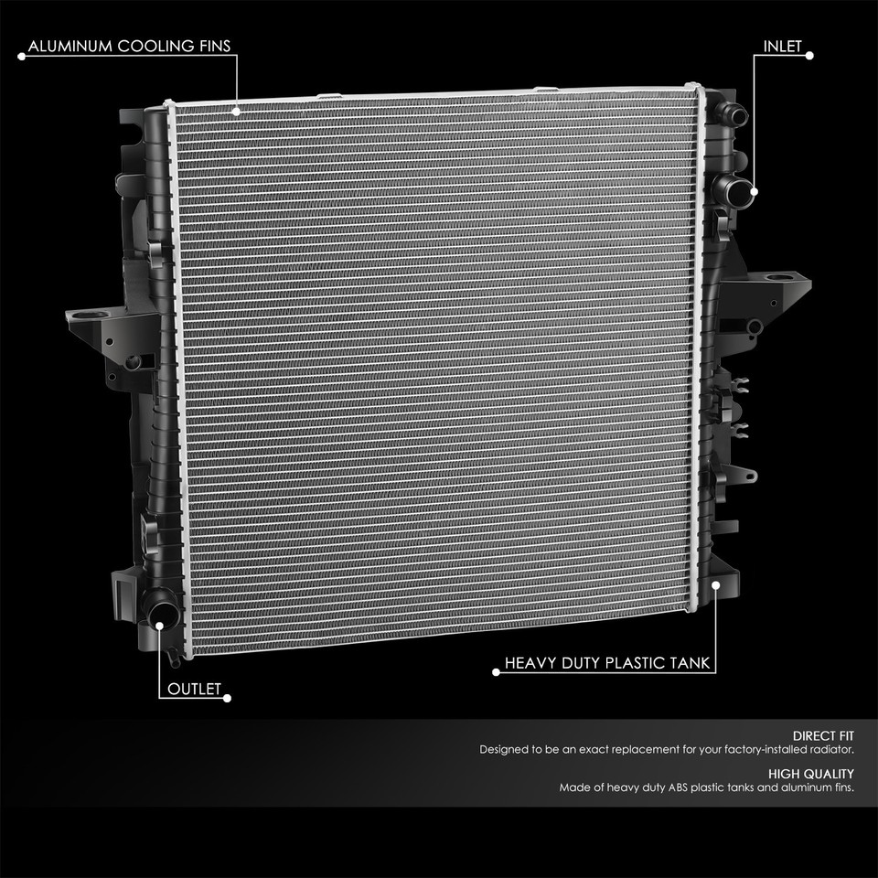Land Rover Lr4 Radiator For 2010-2016 Land Rover LR4 Factory Style Aluminum Core Cooling ...