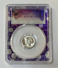 1942 Mercury Dime 10¢ (90% Silver) ~ PCGS MS 63  ~ Trader Bea Label