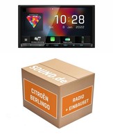 Autoradio Kenwood DMX8021DABS FüR CitroëN Berlingo 2 + RD4 (Wireless) Apple Carp