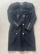 VTG Ann Taylor Double Breasted 100% Wool Sz 8 Dress Women’s Corporate Chic