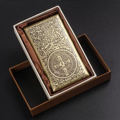Zigarettenetui Metall Bronce Antik Optik | Zigaretten Box Etui |  14 Zigaretten