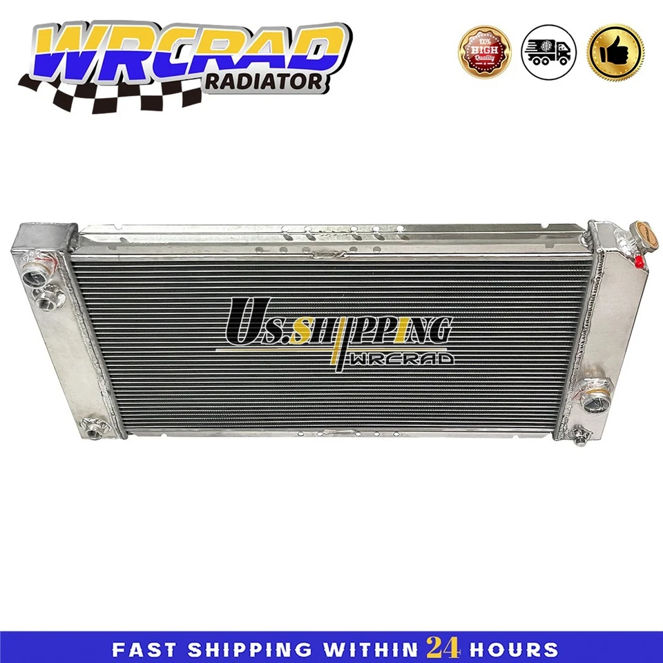 Radiador de aluminio de 2 filas para Chevy Blazer S10/GMC Jimmy Sonoma 1996-2005 4,3 L V6 Foto 4 de 4