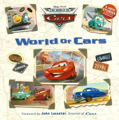 DISNEY PIXAR WORLD OF CARS Hardback Book The Fast Free Shipping