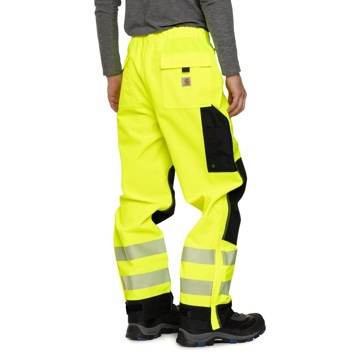 NWT Carhartt High-Visibility Class E Waterproof Pants Lime Mens X