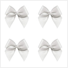 50Pcs Mini Satin Ribbon Bows Ribbon Flowers 25Mm X 26Mm Appliques DIY Craft for