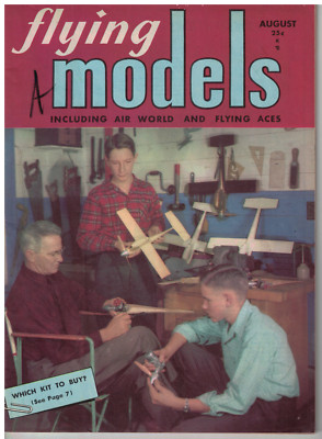 Aug 1948 issue of  Flying  Models   Magazine airplanes