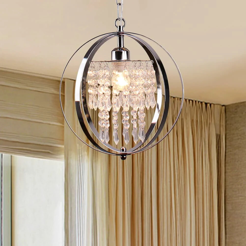 Genesis Black Orb Chandelier