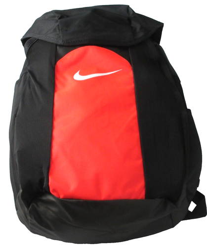 Nike Academy Team Sports Soccer Backpack Travel Bag Black Bright Crimson NWT