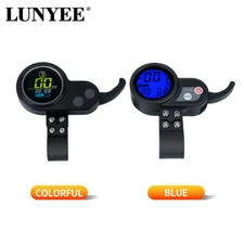 E-Bike LCD Display Screen Electric Scooter/Speedmeter With Accelerator Accessory