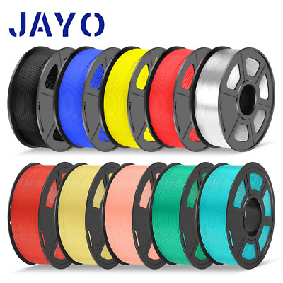 JAYO 1,1KG PLA+ PLA Matt SILK PETG 1,75MM 3D Drucker Verbrauchsmaterial ABS TPU