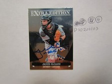 2011 Donruss Elite James McCann Signed Baseball Card