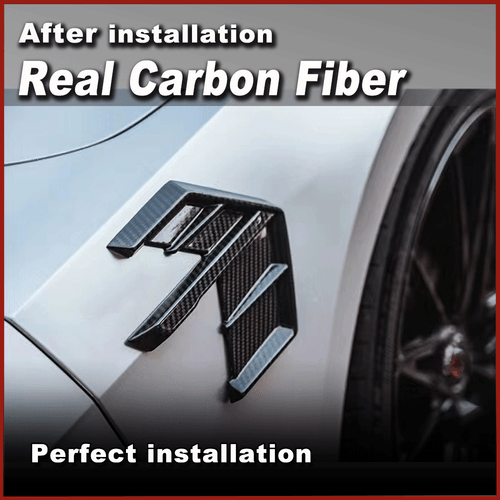 Carbon Seite Lüfter Gitter Fender Flügel Entlüftung Passt für Audi A7 S7 2019-21 - Bild 3 von 12