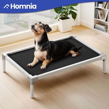 42" Outdoor Elevated Dog Bed Raised Pet Cot Portable Cooling Mesh Waterproof