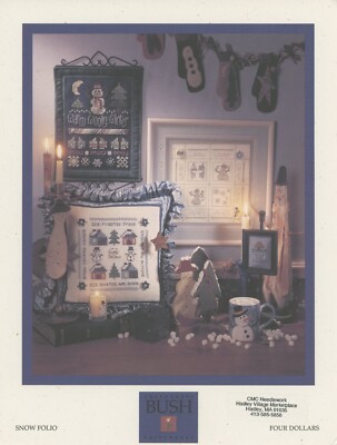 Shepherds Bush Snow Folio 4 Patterns Winter Counted Cross Stitch Pattern