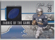 2006 Leaf Certified Materials Fabric of the Game Football DC Y. Lary  /50 *S267