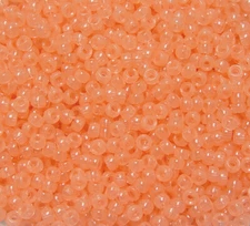 JOLLY STORE Crafts Orange Glow in Dark Mini Pony Beads 1000pc Made in USA