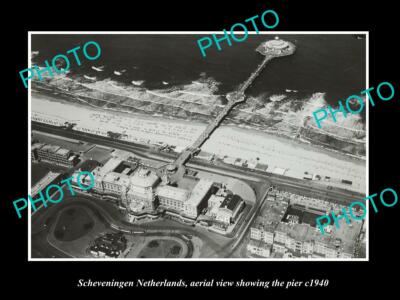OLD 8x6 HISTORIC PHOTO SCHEVENINGEN NETHERLANDS HOLLAND THE PIER c1940 1