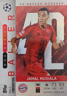 Match Attax Champions League 2024-25 Extra BOX 2 Jamal Musiala