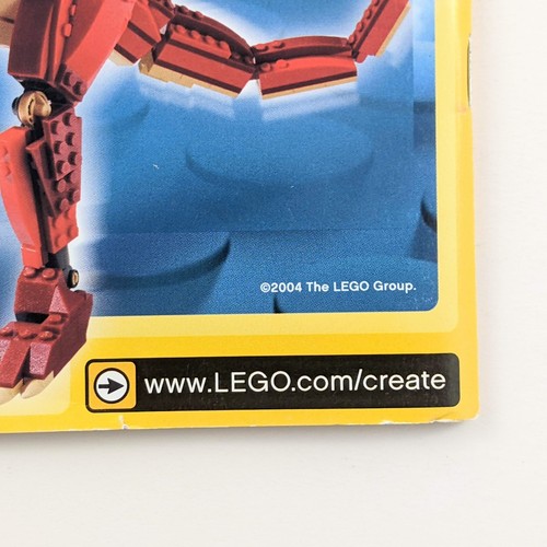 LEGO Designer 4508 Instruction Manual, Titan XP - Manual Only, No Bricks - Picture 7 of 7