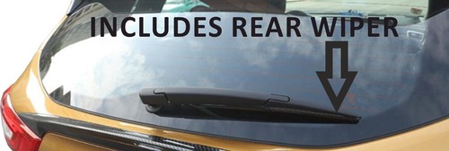 Front & Rear Windscreen Wiper Blades FOR CHRYSLER PT Cruiser Hatchback 2000>2008 - Picture 3 of 5