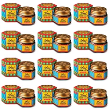 12 x Tiger Balm Red Super Strength Pain Relief Ointment (21ml Each) Herbal