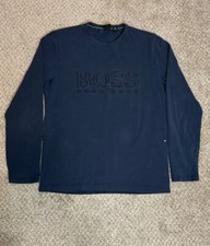 HUGO BOSS GREEN LABEL MEN S SHIRT, COLOR BLUE, LONG SLEEVE, Size Meduim