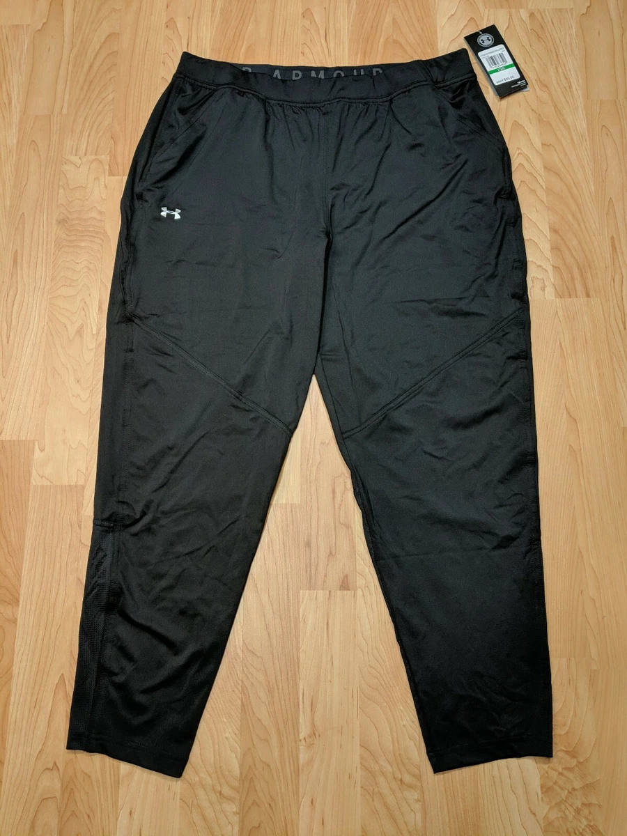 Under Armour Womens Large Black Sport Ankle Crop Pants, MSRP $55 polyester  elast