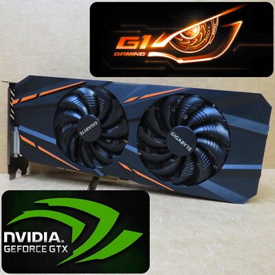 GIGABYTE GeForce GTX 1060 G1 GAMING 6G GPU w/6 GB GDDR5 and Metal