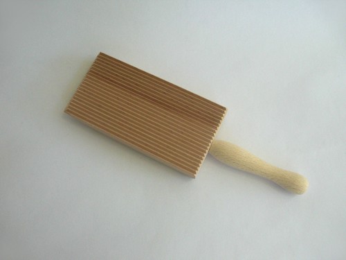 Proffesional Gnocchi Wood Paddle Slanted Ridge Board Pasta Maker - Italian Made - Picture 4 of 9