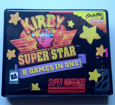 Kirby Super Star Superstar CASE ONLY Super Nintendo SNES Box BEST