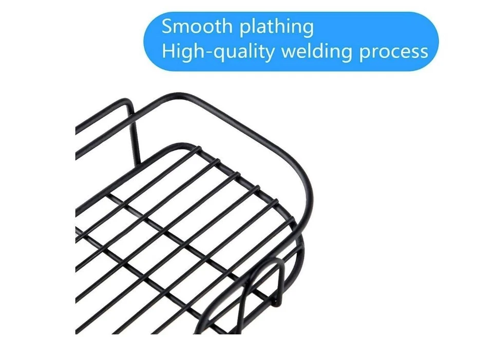 Estante Esquinero Adhesivo para Baño Ducha Almacenamiento-Carrito de Baño-Cocina-Versátil Foto 3 de 4