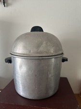Vintage Sterilizer With Decorative Aluminum Bottles
