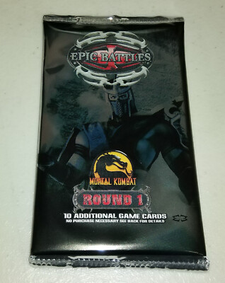 Epic Battles - Mortal Kombat Booster Pack - Round 1 TCG CCG - New and Sealed!