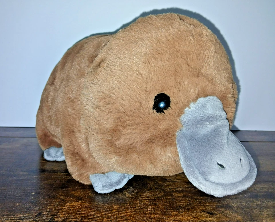 tto Aurora Spudsters brown Platypus plush 2022 10" stuffed animal squishy - image 2 of 4