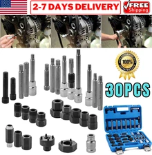Alternator Pulley Remove Install Tool Clutch Freewheel Removal Socket Drill Bits