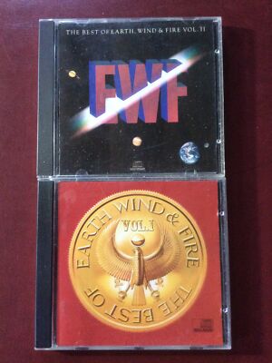 Earth, Wind & Fire REMASTERED Set 2 CD The Best Of Vol. 1 & 2 Columbia 20 Hits