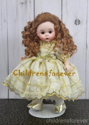 Madame Alexander Falling Snowflakes Doll 8'' Mini W Outfit & Doll Stand Collector