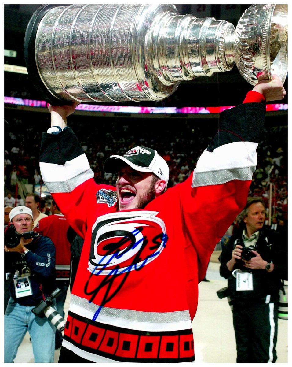 Chad LaRose Carolina Hurricanes 2006 Stanley Cup Autographed