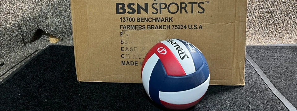 Spalding TF-VB5 Torneo Cuero Voleibol Rojo/Blanco/Azul Foto 3 de 4