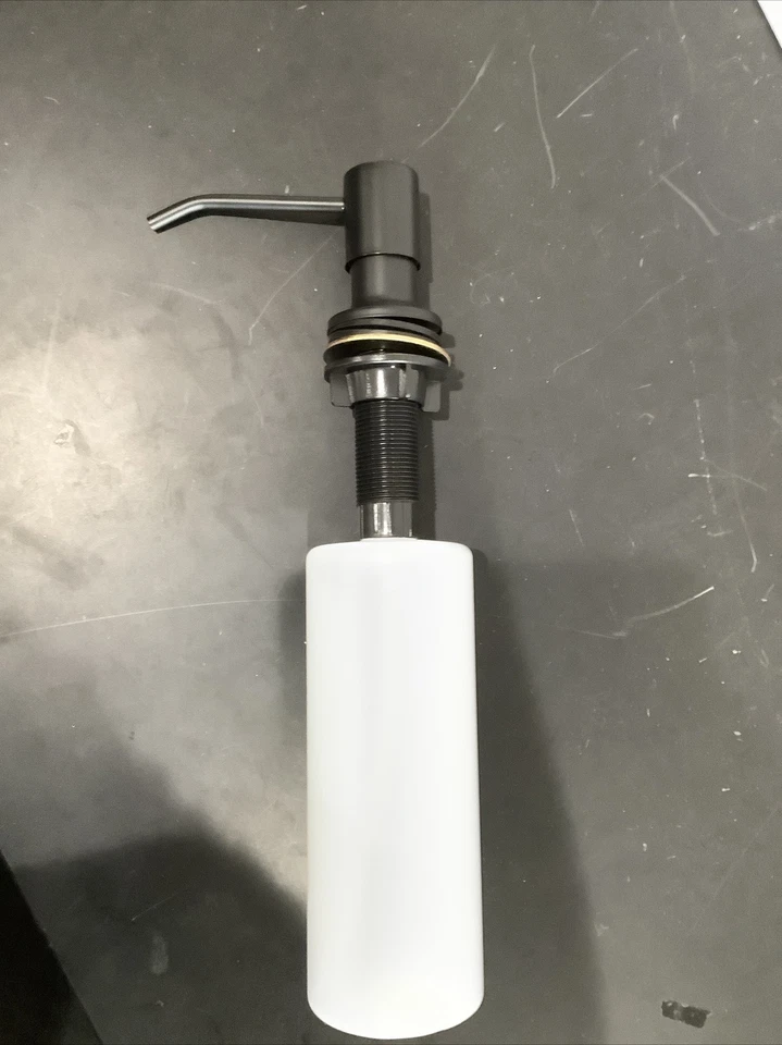 Dispensador de jabón negro hunington latón P0145449 Foto 3 de 4