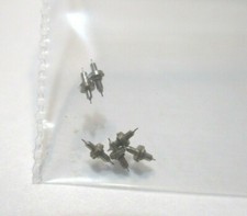 6 HAMPDEN 3/0 POCKETWATCH 9720 SINGLE ROLLER BALANCE STAFFS  -----D-195