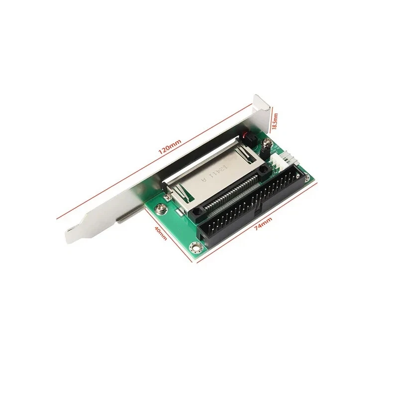 Compact 40 Pin CF To 3.5 IDE ATA-66 Adapter Bootable Converter Card Pci Bracket - Image 2 of 3