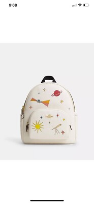 Coach X Observed By Us Court Backpack CU389 NWT chalk multi Coach NWT Coach CU389 Coach X Observed By Us Court Backpack  main image 3