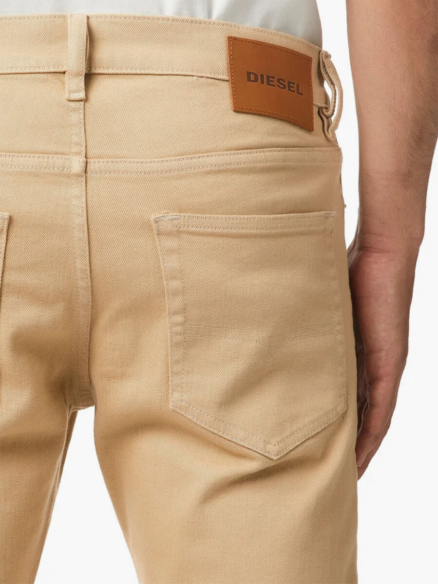 Diesel - Mens Low Rise Slim Fit Stretch Denim Jeans - D-Luster 009HA Beige