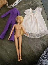 Vintage 1970 Blonde Doll Maddie Mego Corp MCMLXX Barbie Nightie  Jumpsuit