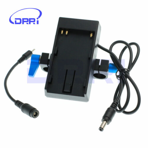 BMPCC BMCC 4K Camera Battery Mount Power Plate 15mm Rod Clamp For Sony BP-U60/30 - Picture 1 of 5