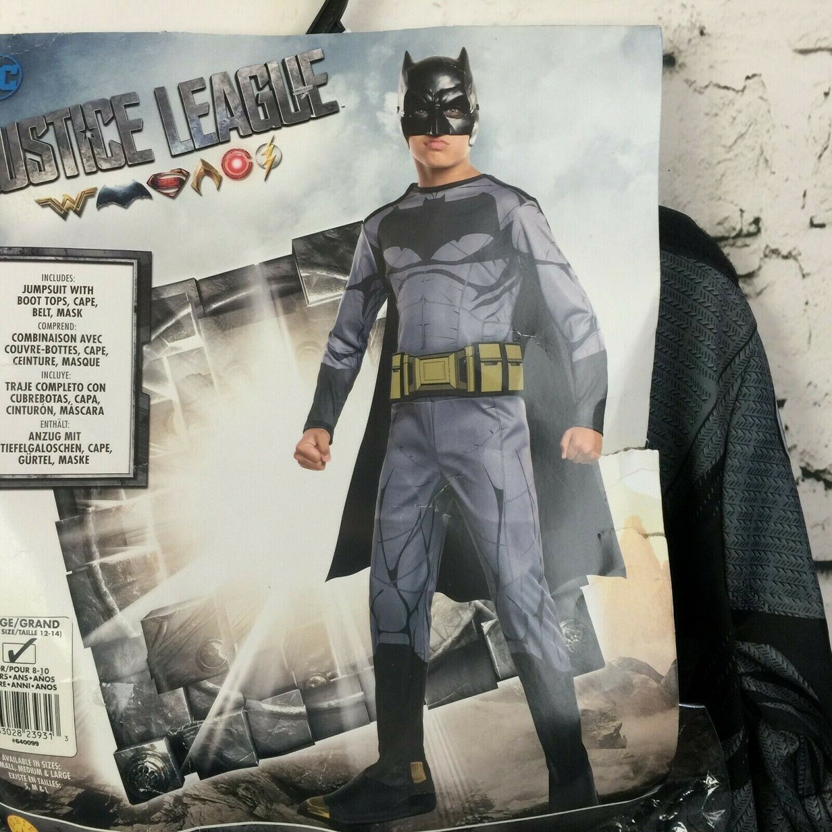 マルタ Batman Large / L (12/14) Justice League Jumpsuit Mask Youth Child