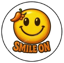 SMILE ON ENVELOPE SEALS LABELS STICKERS PARTY FAVORS